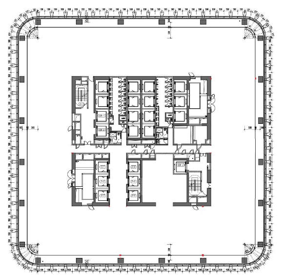 前滩中心写字楼平面图