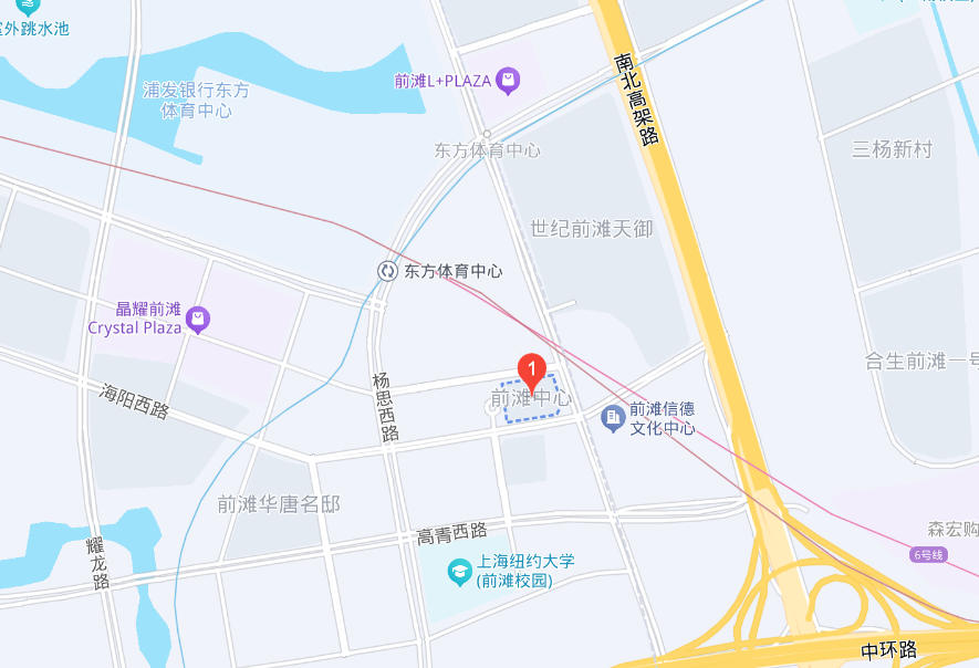 前滩中心地理位置